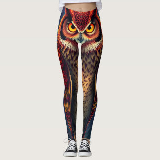 Leggings Chouette Esprit Fougueux : Art de la Renaissance d
