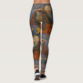 Leggings Chouette Ours Sagesse Force Esprit Maureen Girard (Dos)