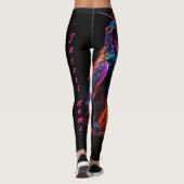 Leggings Chouette rayonnante (Dos)