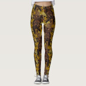 Leggings Chouettes d'automne (Devant)