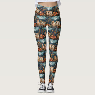 Leggings Chow Chow Halloween Épouvante