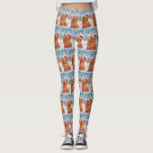 Leggings Chow Chow Winter Wonderland Noël Joie (Devant)
