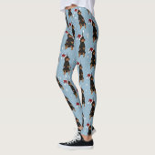 Leggings Christmas Doberman Pinscher (Gauche)