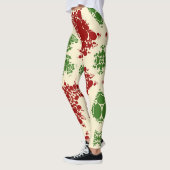 Leggings Christmas Dot Mandala (Gauche)