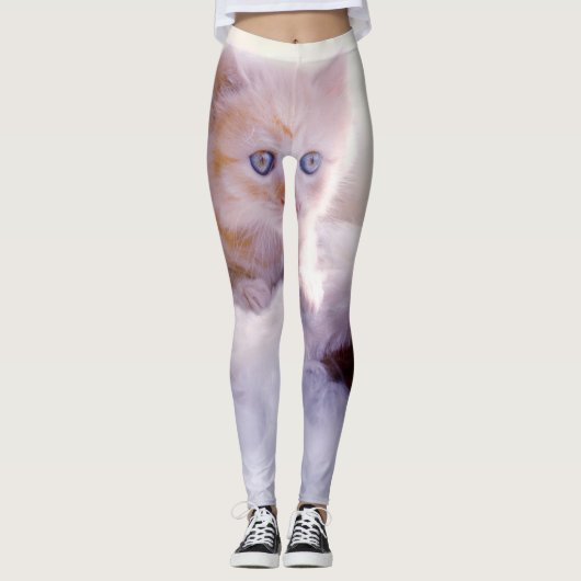 Leggings Christmas Kitten (Devant)