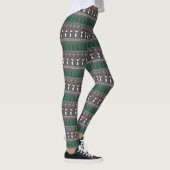 Leggings Christmas Snowflakes, Santa Dog, Tree (Droite)