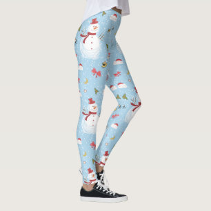 Leggings Christmas Snowman