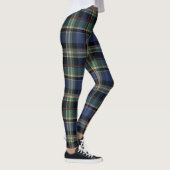 Leggings Christmas Tartan Navy Blue Green ID1141B (Droite)