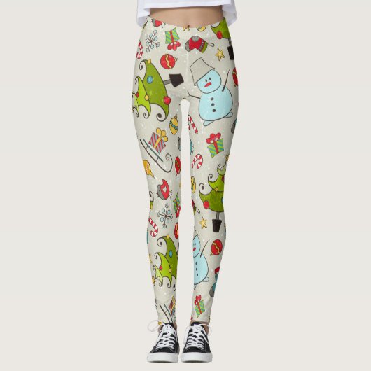 Leggings Christmas Wonderland Fun (Devant)