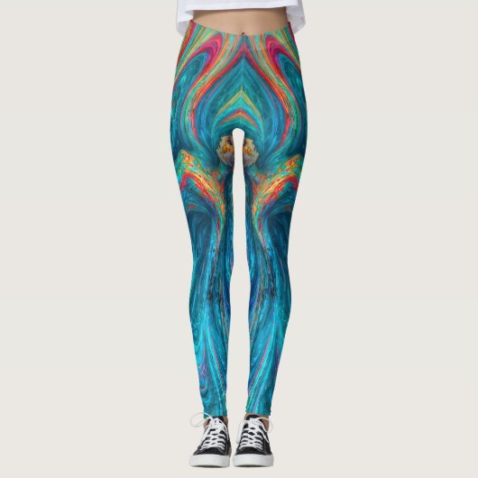 Leggings "Chromisca" - Portrait d'enceinte fluide (Devant)