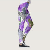 Leggings Chrysanthèmes pourpres (Droite)