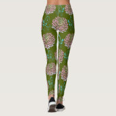 Leggings chrysanthèmes tourbillons (Dos)