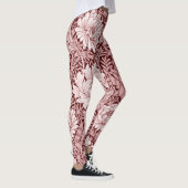 Leggings Chrysanthemum Maroon, William Morris (Droite)