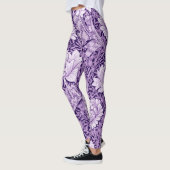 Leggings Chrysanthemum Purple, William Morris (Gauche)