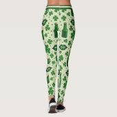 Leggings Chug de la Saint-Patrick au Trèfle (Dos)