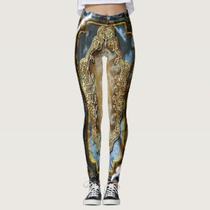 Leggings Chute chic baroque vintage de remous