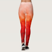 Leggings Chute de Feu Cramoisi (Dos)