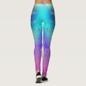 Leggings Chutes de pluie colorées (Dos)