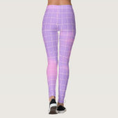 Leggings Ciel arc-en-ciel mauve (Dos)