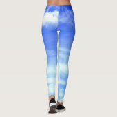 Leggings Ciel bleu dramatique (Dos)