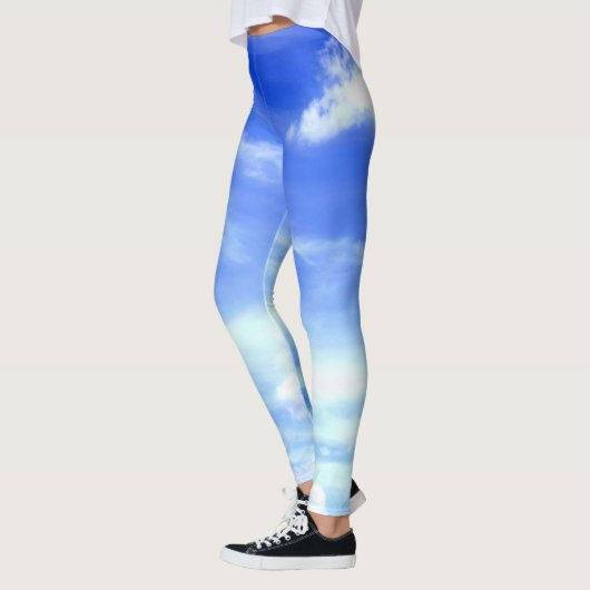Leggings Ciel bleu dramatique (Gauche)
