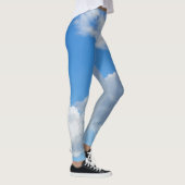 Leggings Ciel bleu et nuages (Droite)