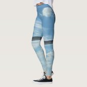 Leggings ciel bleu (fenêtre de l'aéroport) (Gauche)