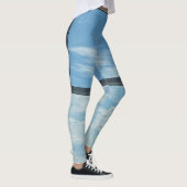 Leggings ciel bleu (fenêtre de l'aéroport) (Droite)
