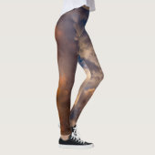 Leggings CIEL BLEU IMPRIMÉ de guêtres AVEC des NUAGES (Droite)