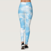 Leggings Ciel bleu nuages (Dos)