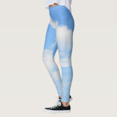 Leggings Ciel bleu partiellement nuageux bleu chic bleu et (Gauche)