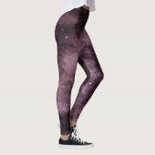 Leggings Ciel céleste aquarelle violet (Droite)