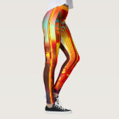 Leggings Ciel céleste métallique (Droite)