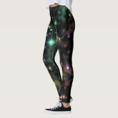 Leggings Ciel de nuit Art céleste et étoiles (Gauche)