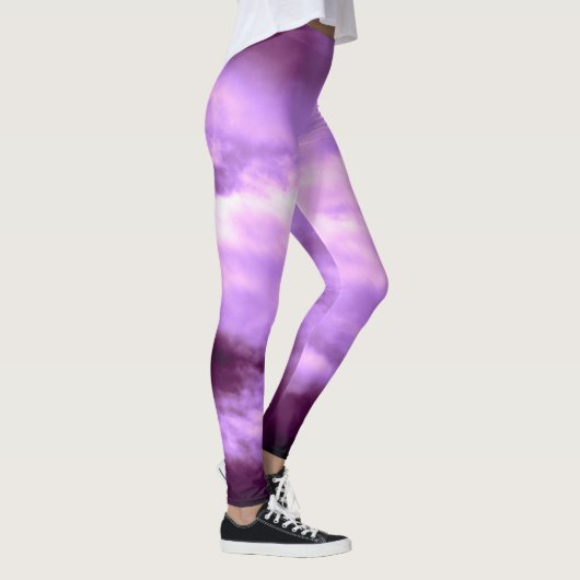 Leggings Ciel violet spectaculaire (Droite)