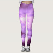 Leggings Ciel violet spectaculaire (Devant)