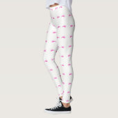 Leggings Cils roses pour fille mignonne (Gauche)