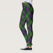 Leggings Cimier des MacDonell de Glengarry sur tartan (Gauche)