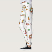 Leggings cinco de mayo tacos kawaii mexique (Gauche)