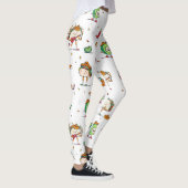 Leggings cinco de mayo tacos kawaii mexique (Droite)