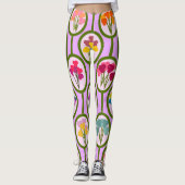 Leggings Circles of Flowers (Devant)