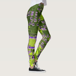 Leggings Circuit imprimé circuit imprimé circuit imprimé ca