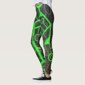Leggings Circuit vert (Gauche)