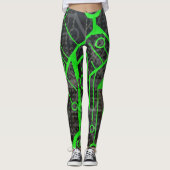 Leggings Circuit vert (Devant)