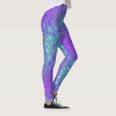 Leggings Circuits de bonbons - bleu baie : (Droite)