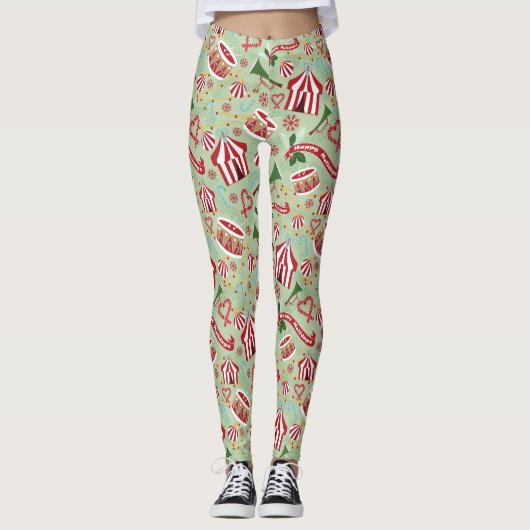 Leggings Cirque de Noël (Devant)
