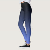 Leggings Citation noire et bleue de Walt Whitman de (Gauche)