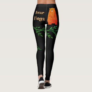 Leggings Citation Safari Orange Noir