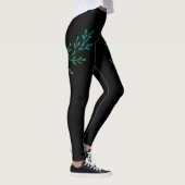 Leggings Citation Safari Orange Noir (Droite)