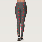 Leggings citations d'amour scellées d'un baiser (Dos)